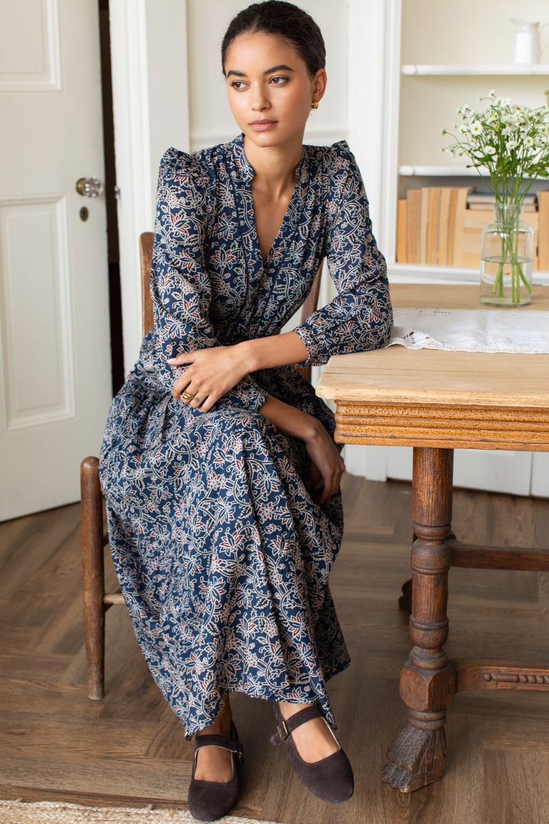 Frances 4 Basque Dress, back