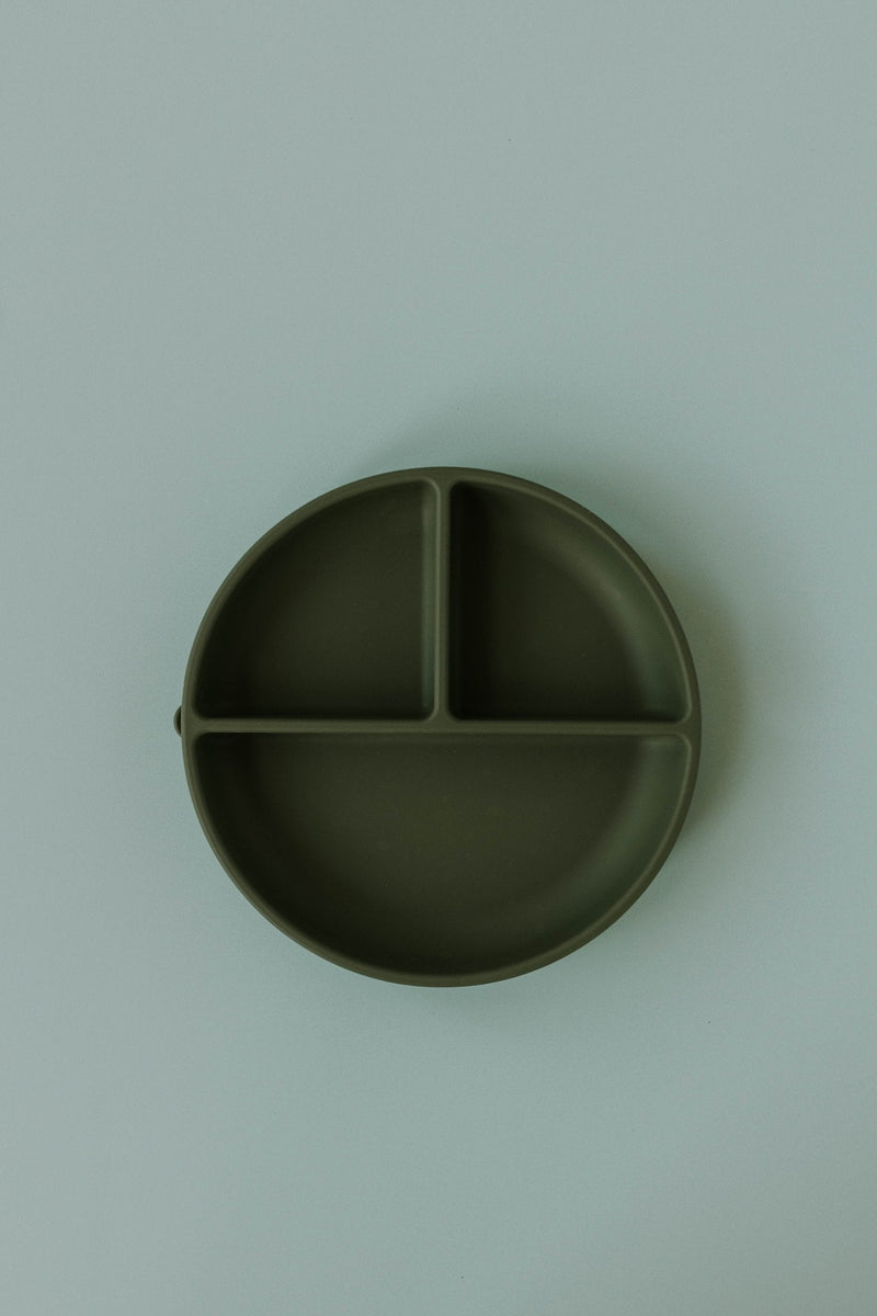 Evri - Silicone Divider Plate - Evergreen