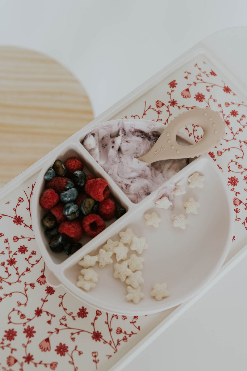Evri - Silicone Divider Plate - Ivory
