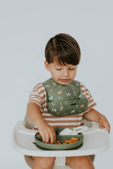 Evri - Silicone Divider Plate - Evergreen