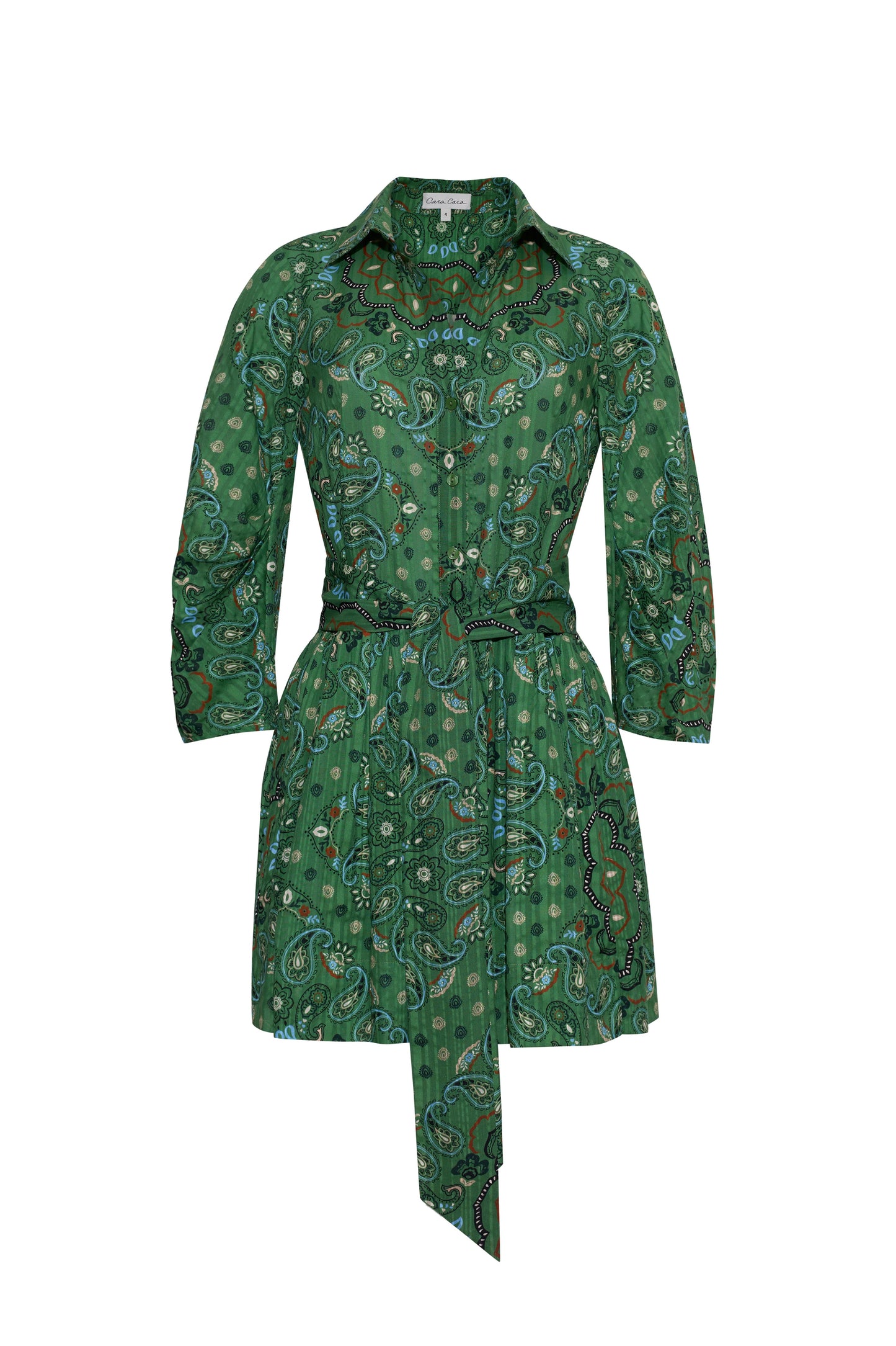 Cara Cara Raya Mini Dress Bandana Green