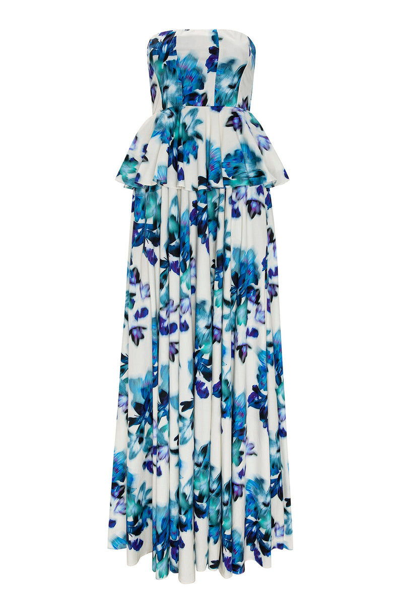 MISA Los Angeles - Mattea Dress - Blurred Bouquet Poplin
