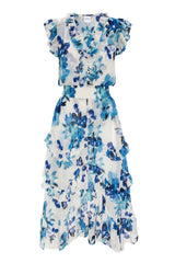 MISA Los Angeles - Dakota Dress - Blurred Bouquet Chiffon