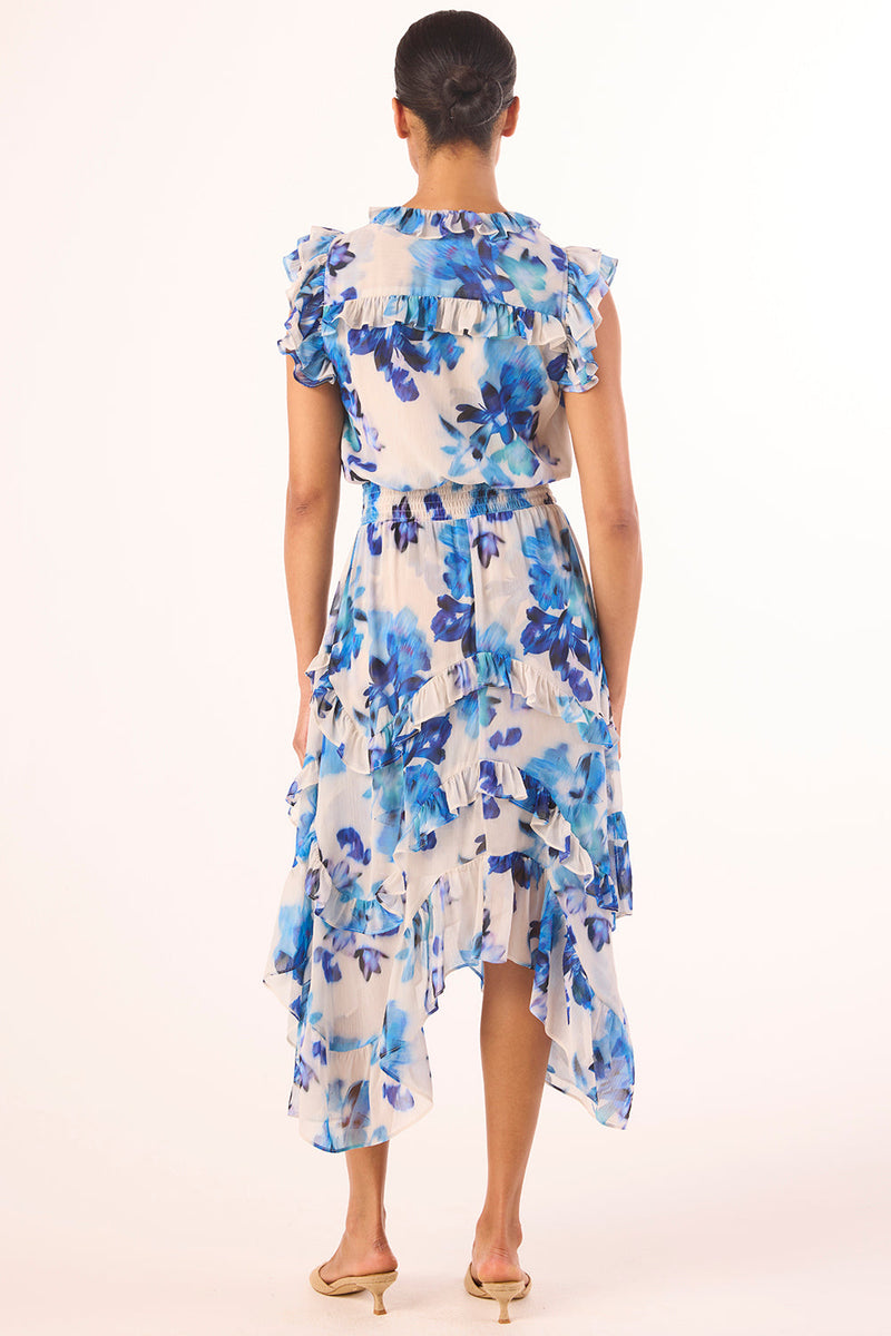 MISA Los Angeles - Dakota Dress - Blurred Bouquet Chiffon