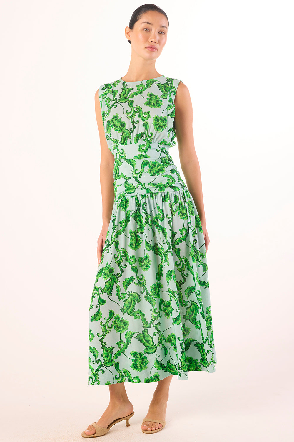 Misa Los Angeles - Divya Dress - Floral Paisley