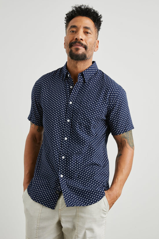 Fairfax Shirt, Polygon Micro Navy