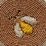 Sparkle bee coasters