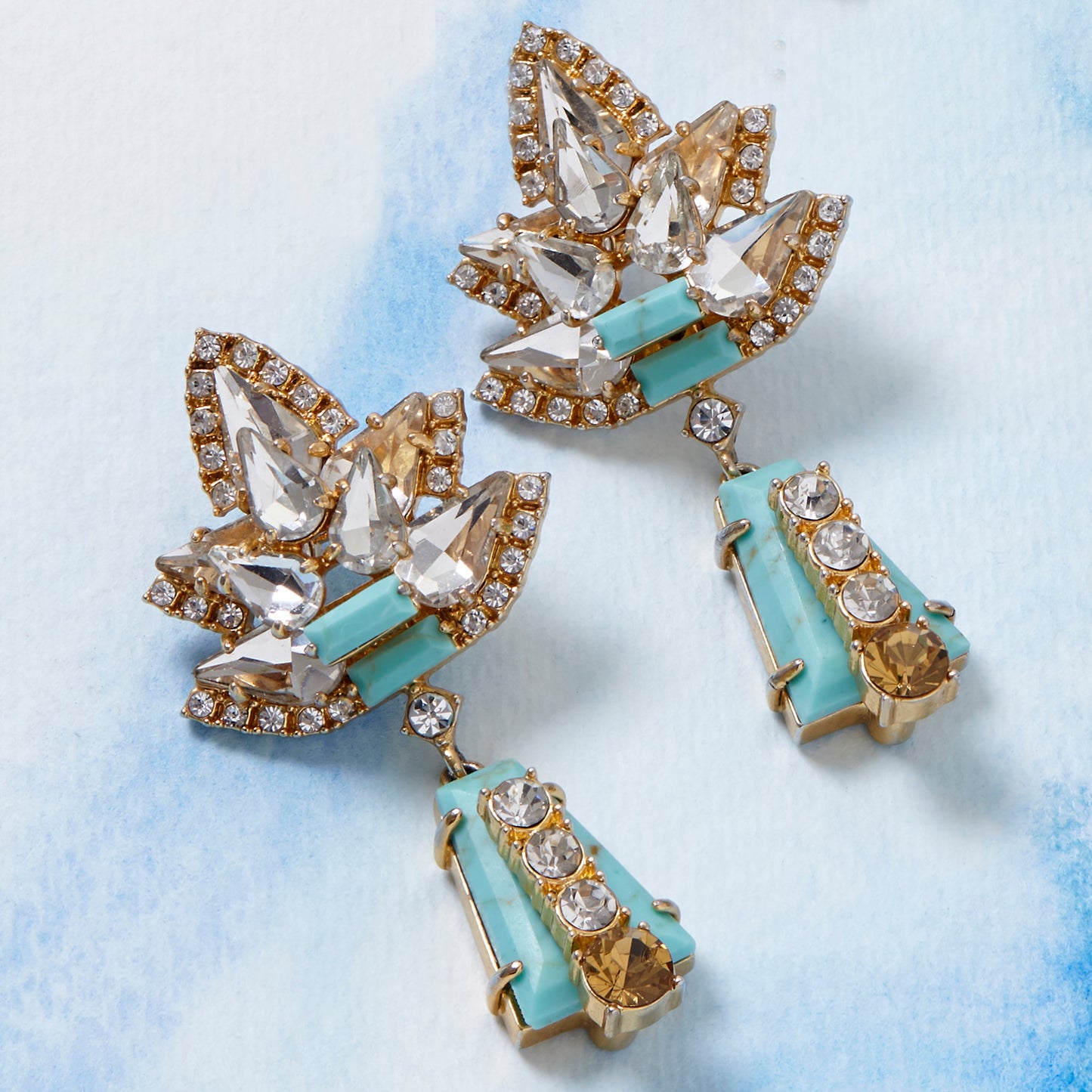 Starburst Earrings - Turquoise