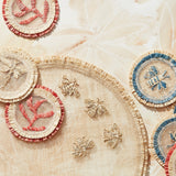 Straw bee placemat, set of four