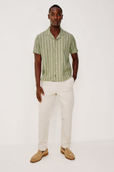Rails Men's - Fielder Shirt - Sage Brush Stripe