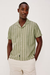 Rails Men's - Fielder Shirt - Sage Brush Stripe