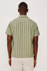 Rails Men's - Fielder Shirt - Sage Brush Stripe