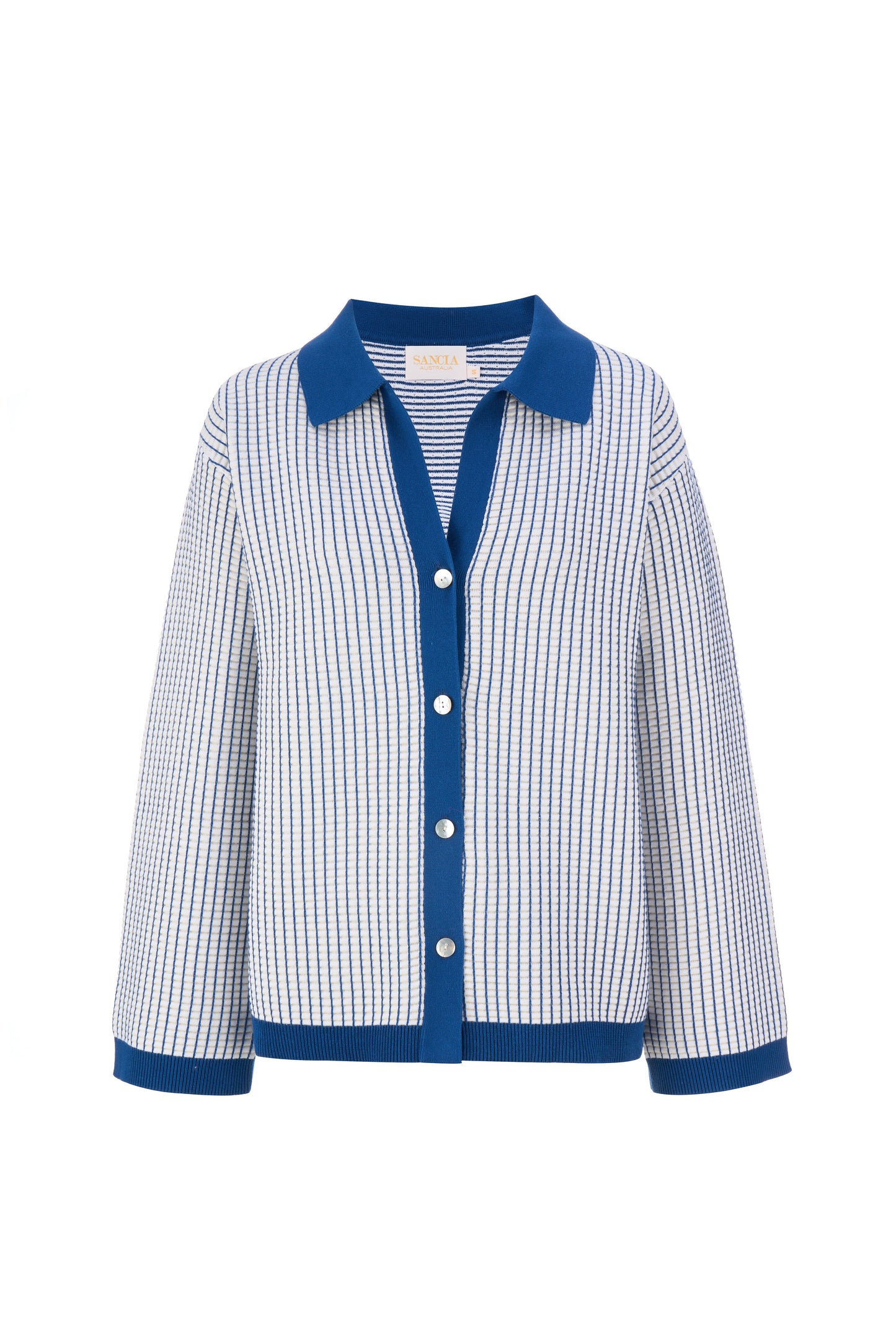 Sancia - The Ebony Cotton Knit Cardigan - Mist