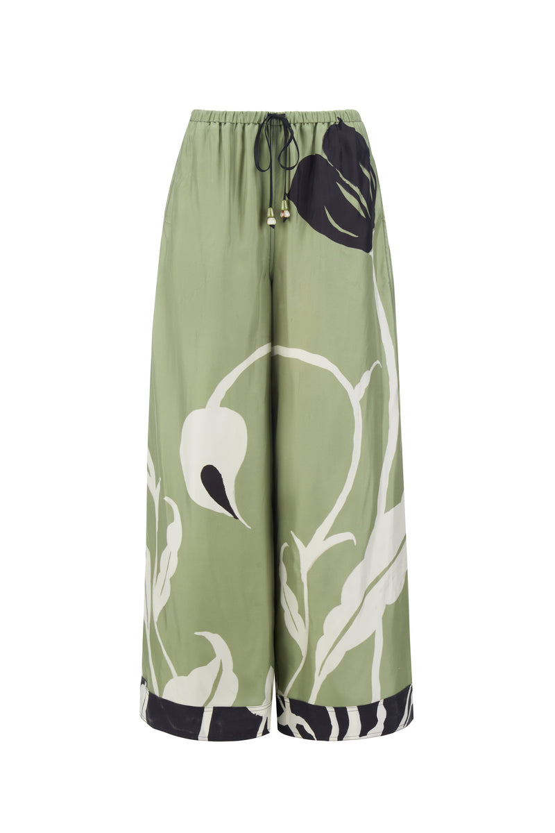 The Finlay Cupro Pants - Ophelia Floral