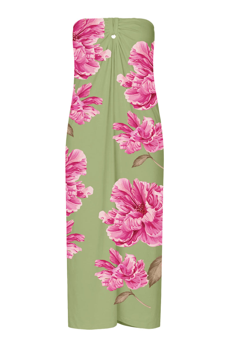MISA Los Angeles - Clea Dress - Pistachio Peony