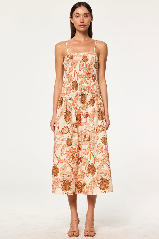 MISA Los Angeles - Roxie Dress - Summer Batik Poplin