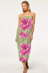 MISA Los Angeles - Clea Dress - Pistachio Peony