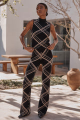 Nell Top in Plaid, styled