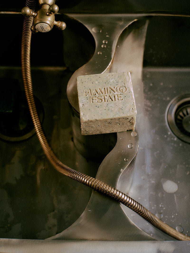 Flamingo Estate - Exfoliating Peppermint Soap Brick
