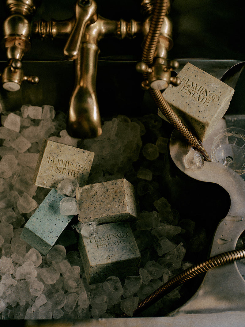 Flamingo Estate - Exfoliating Peppermint Soap Brick