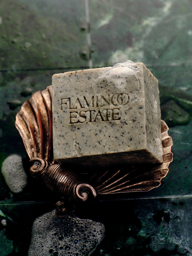 Flamingo Estate - Exfoliating Peppermint Soap Brick