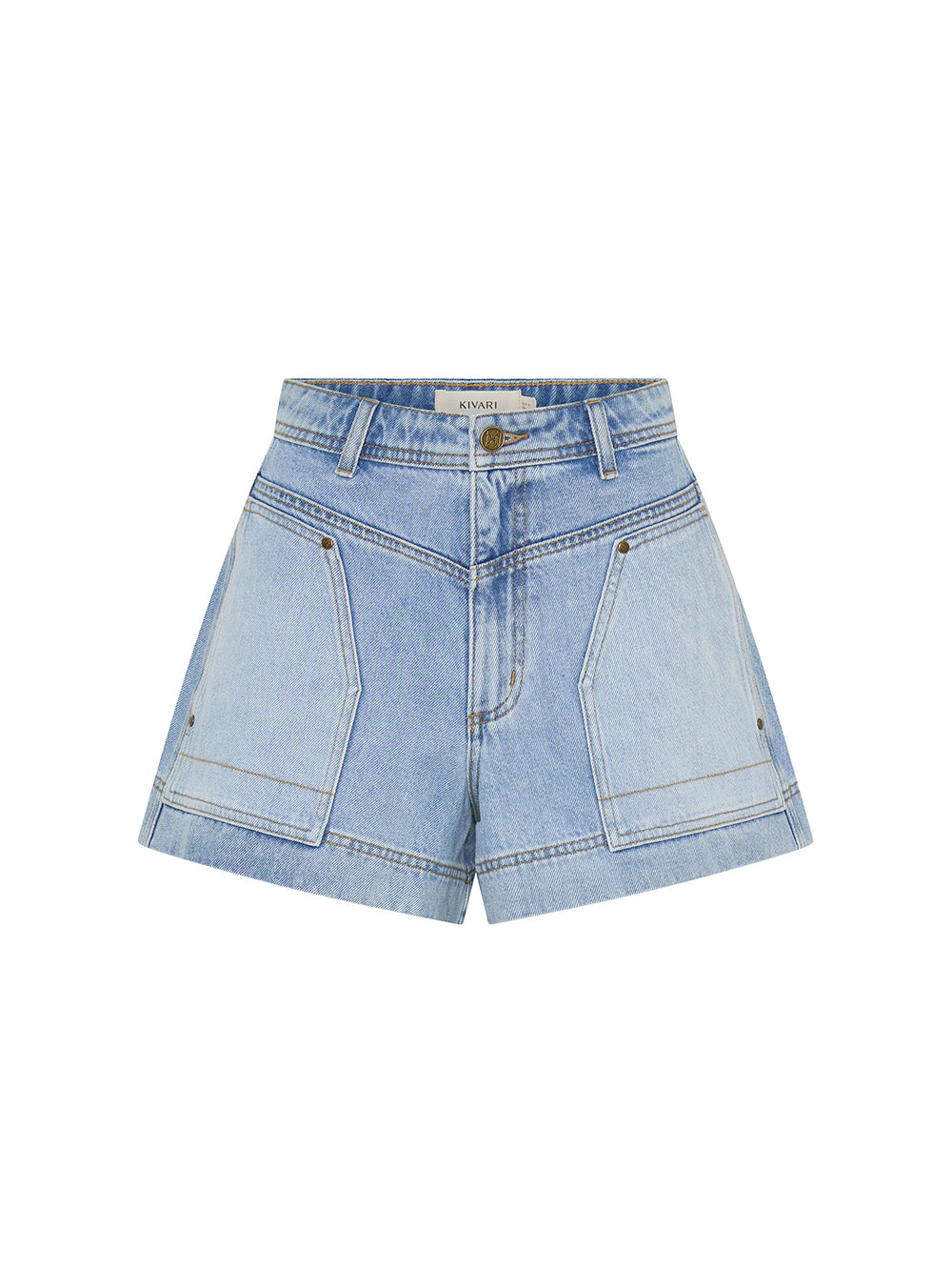Kivari - Florence Denim Short - Two Tone Wash