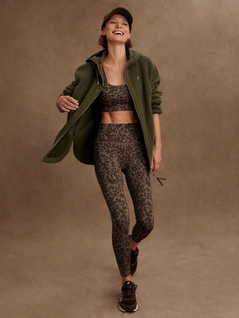 Varley - Freesoft High Rise Legging 28 - Brown Contrast Cheetah