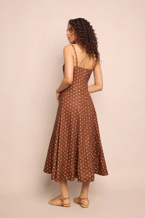 Cara Cara - Gimlet Dress - Dots Khaki