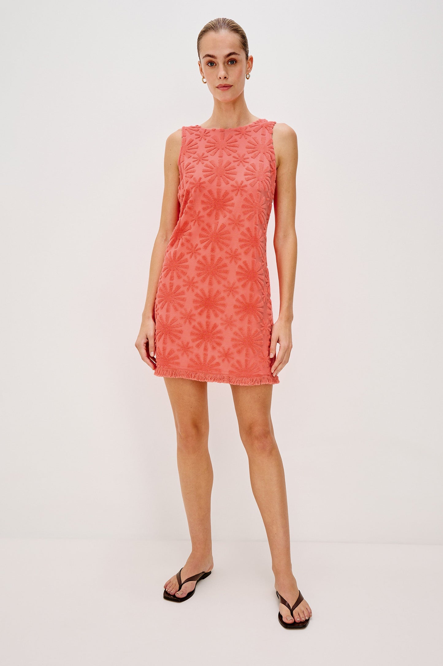 Rails - Ginger Dress - Red Sunburst Jacquard