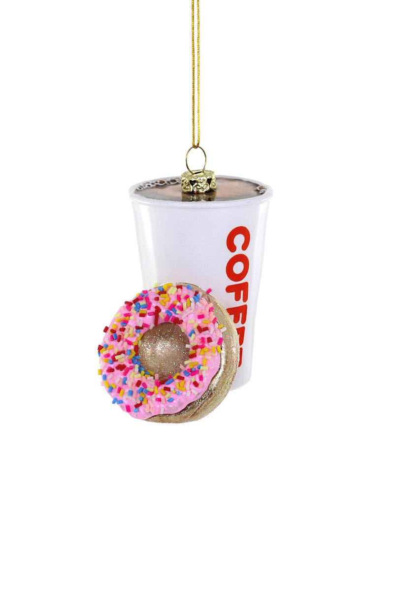 Load image into Gallery viewer, Coffee N&amp;#39; Donuts Ornament
