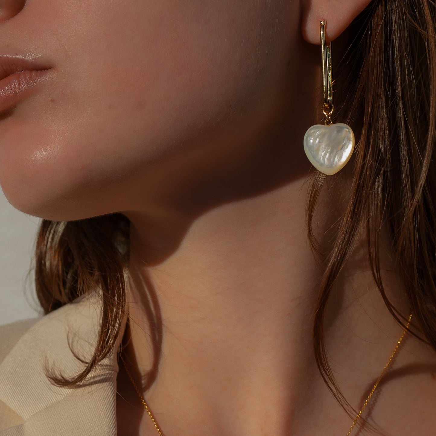 Gemma Mother Of Pearl Earrings