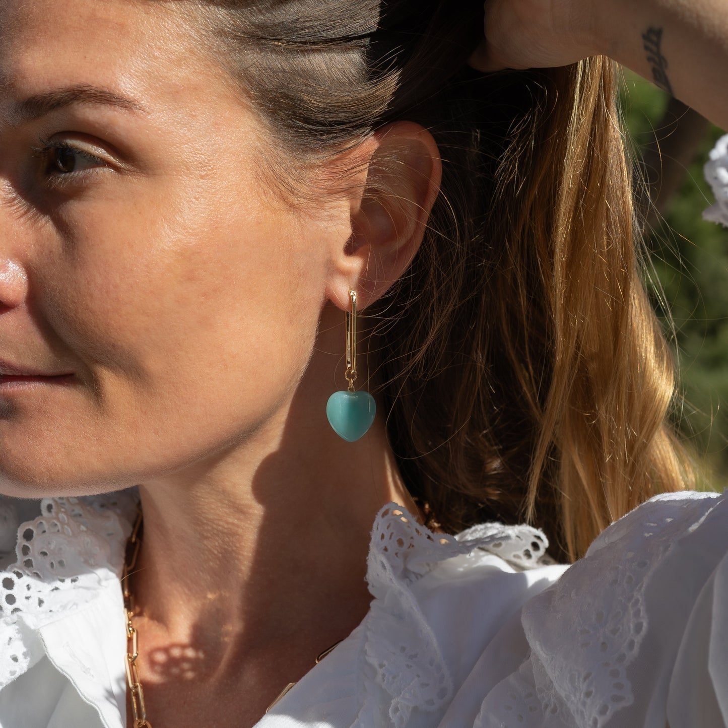 Gemma Amazonite Earrings