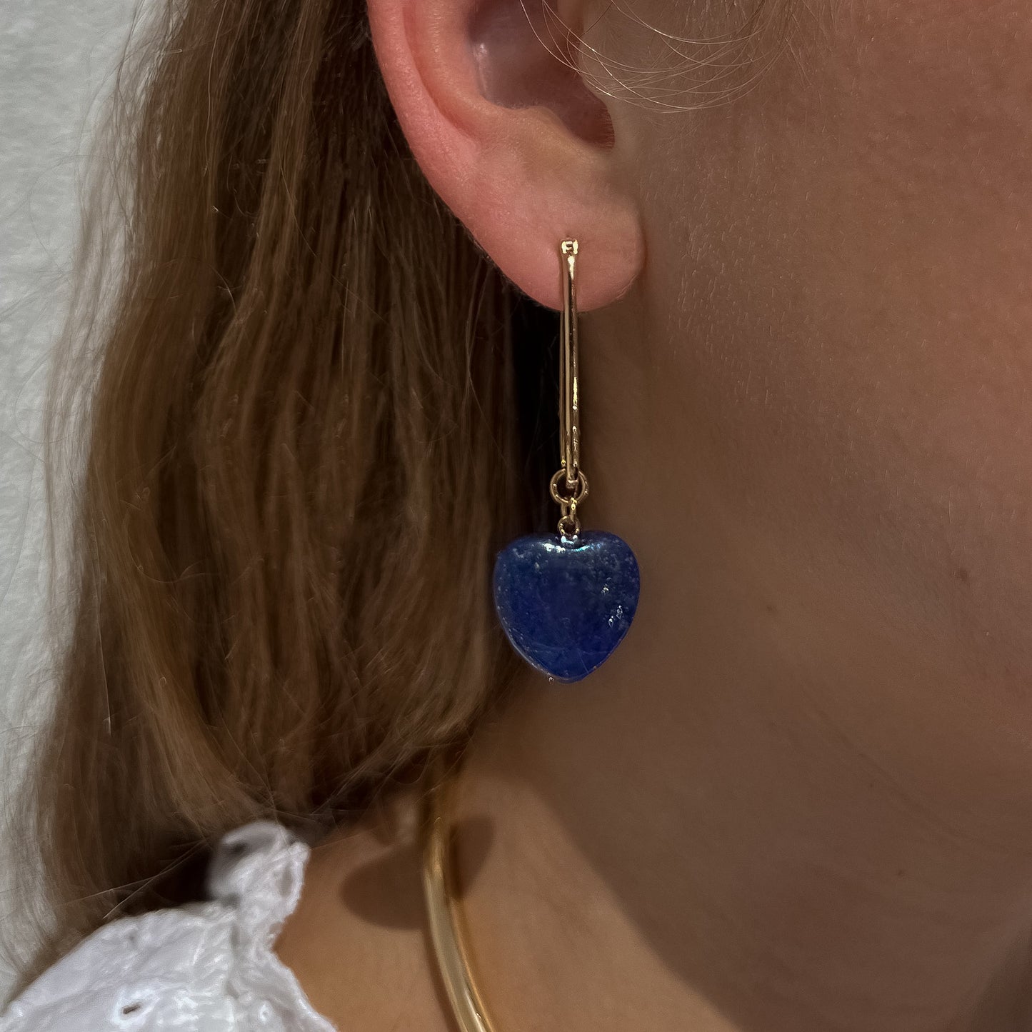 Gemma Lapis Earrings