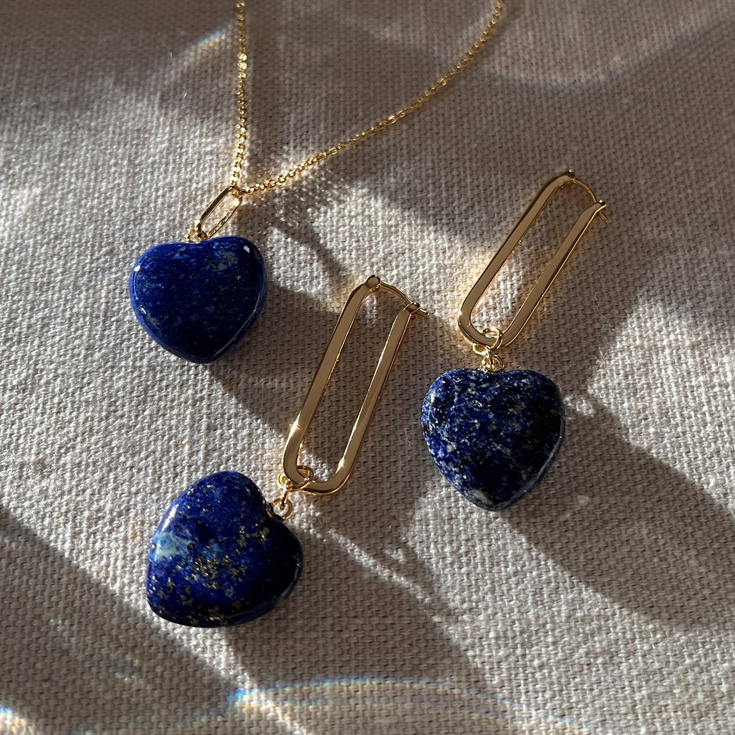 Gemma Lapis Earrings
