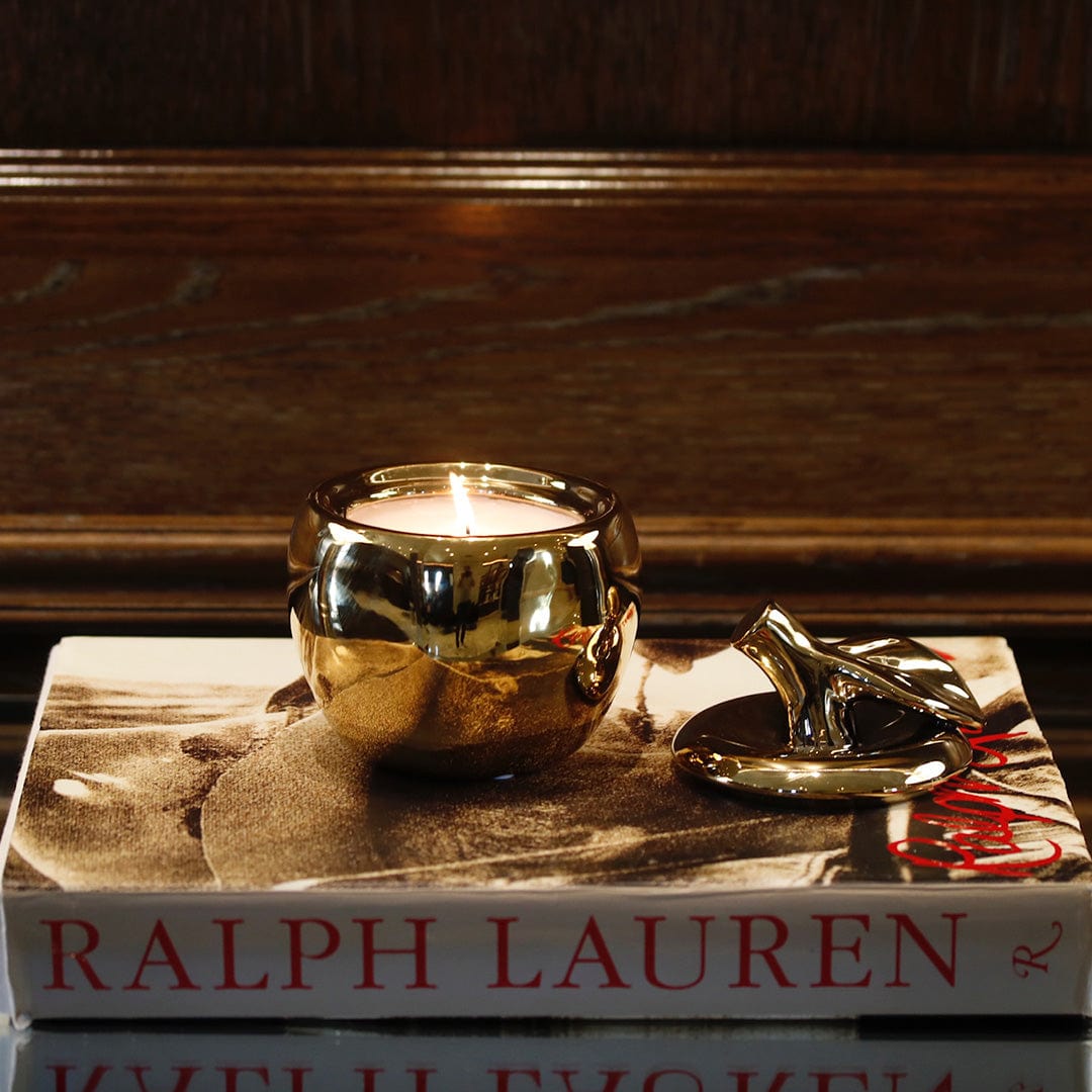 Gold Malus Apple Candle