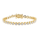 Bezel Tennis Bracelet