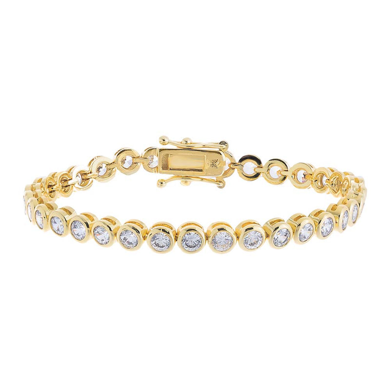 Bezel Tennis Bracelet