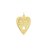 Gold Ouija Slider Pendant