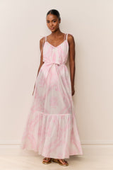 LoveShackFancy - Hale Cotton Toile Print Cover-Up Dress - Ivory Heirloom
