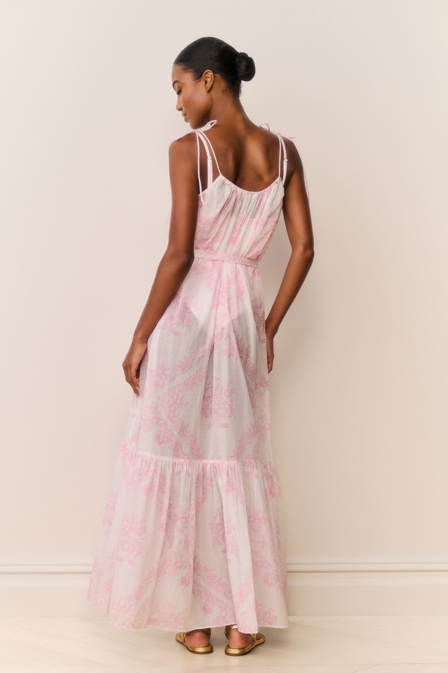 LoveShackFancy - Hale Cotton Toile Print Cover-Up Dress - Ivory Heirloom