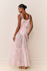 LoveShackFancy - Hale Cotton Toile Print Cover-Up Dress - Ivory Heirloom