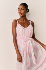LoveShackFancy - Hale Cotton Toile Print Cover-Up Dress - Ivory Heirloom