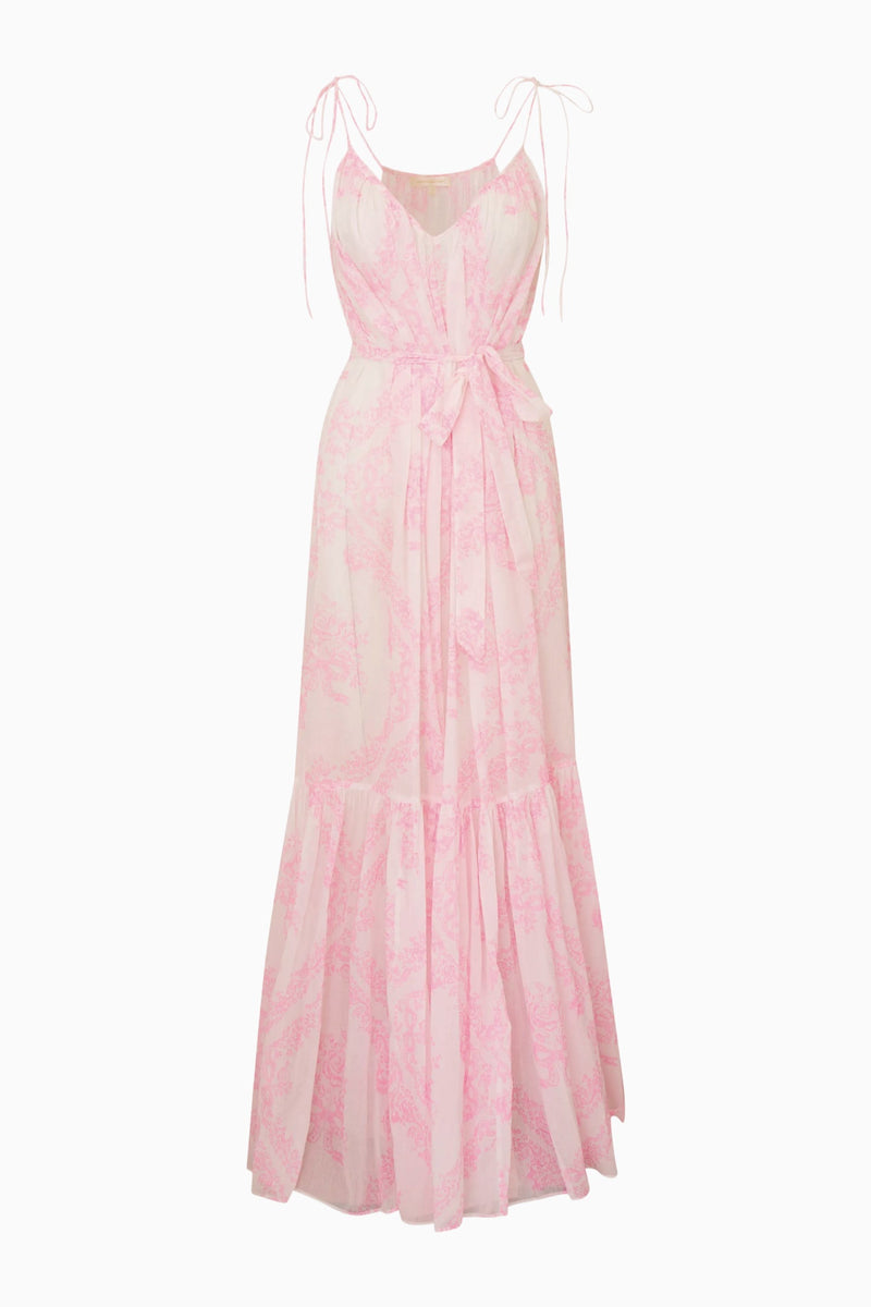 LoveShackFancy - Hale Cotton Toile Print Cover-Up Dress - Ivory Heirloom