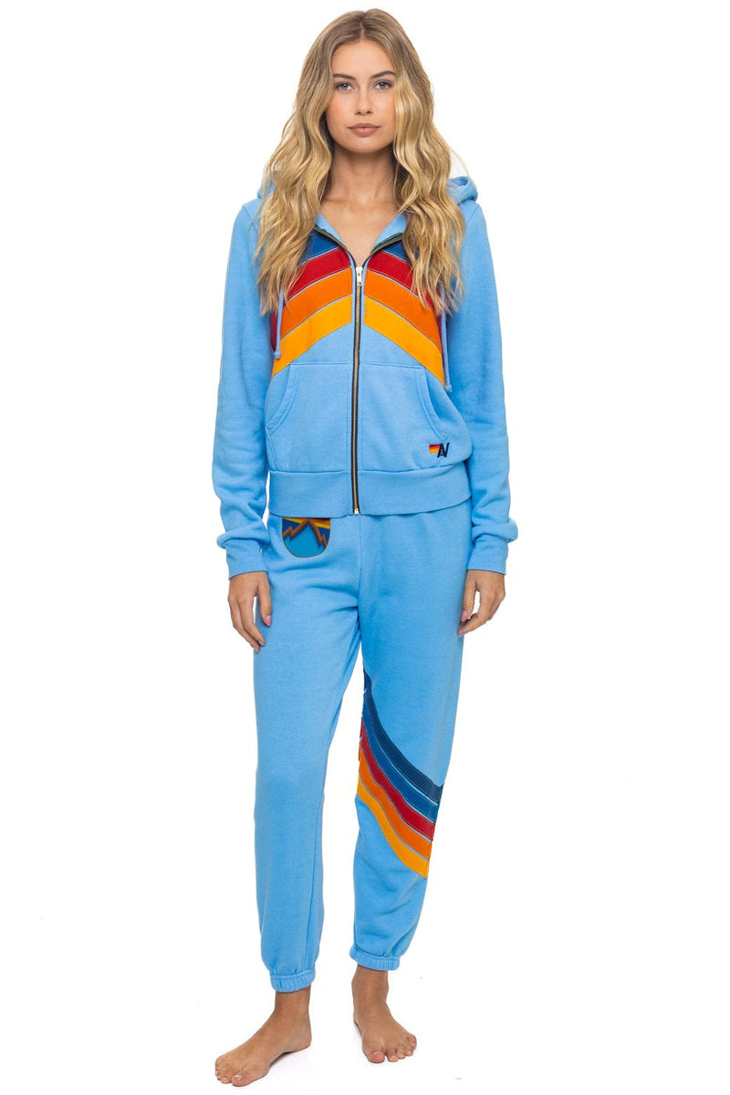 Aviator Nation - All Seasons Circle Chevron Sweatpants - Sky