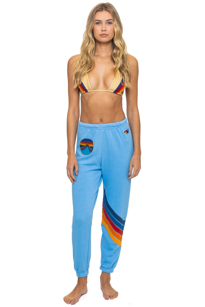 Aviator Nation - All Seasons Circle Chevron Sweatpants - Sky