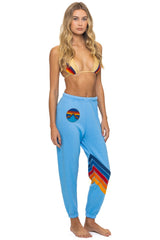 Aviator Nation - All Seasons Circle Chevron Sweatpants - Sky