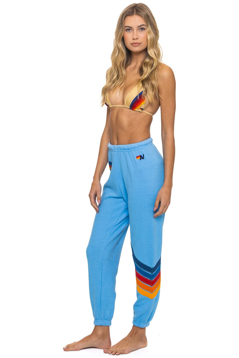 Aviator Nation - All Seasons Circle Chevron Sweatpants - Sky