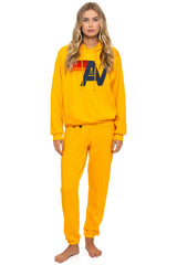 Aviator Nation - Logo Pullover Relaxed Hoodie - Gold
