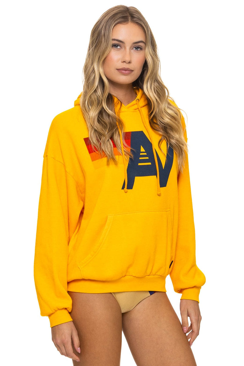 Aviator Nation - Logo Pullover Relaxed Hoodie - Gold