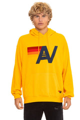 Aviator Nation - Logo Pullover Relaxed Hoodie - Gold
